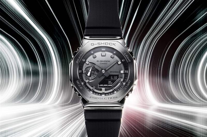 期待而久2021最新Casio G-Shock GM-2100換上精鋼表殼-復刻表