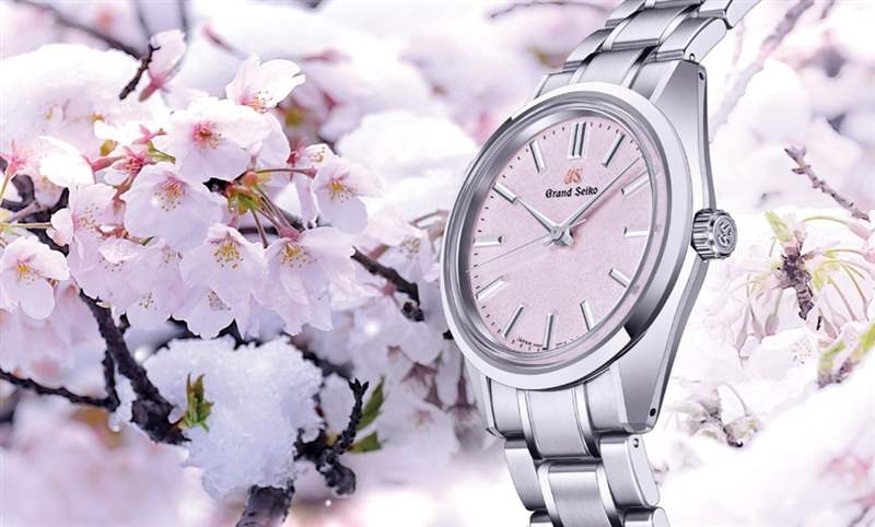 Grand Seiko凝縮「櫻隱」春日奇景，SBGW289現代44GS最小表徑-復刻表