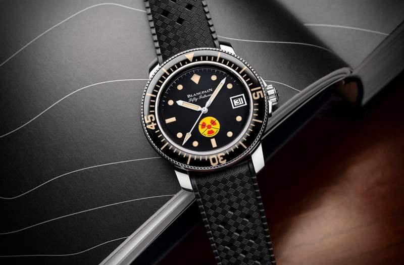 寶珀Blancpain Fifty Fathoms No Rad｜讓經典設計回歸的搶眼之作-復刻表