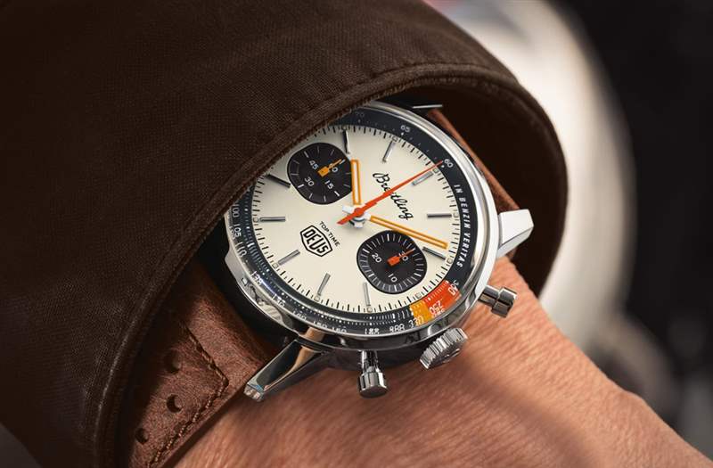 百年靈Breitling Top Time Deus限量版登場(chǎng)！新鮮感十足的復(fù)古味造型超搶眼-復(fù)刻表