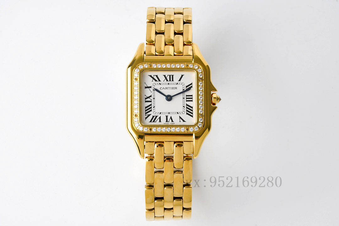 BV廠卡地亞獵豹「中號(hào)27X37MM」女表復(fù)刻推薦-復(fù)刻表