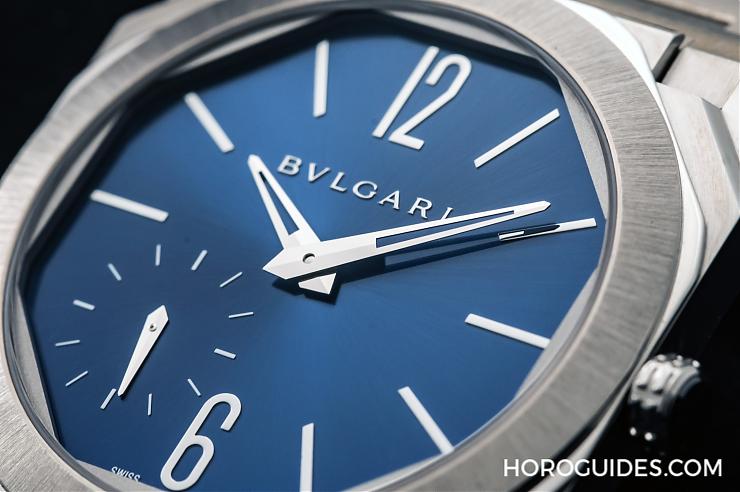 這樣的喀什米爾藍面，美絕了！BVLGARI Octo Finissimo超薄兩地時間計時碼表-復刻表