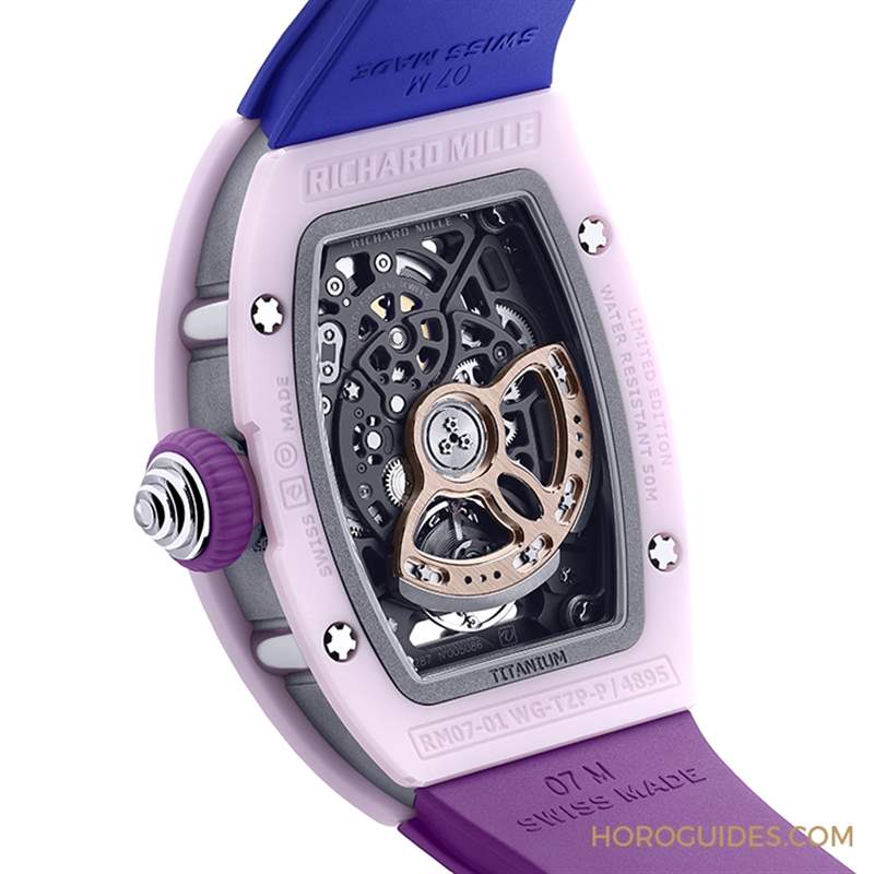 三款粉嫩新色同步亮相！RICHARD MILLE RM 07-01限量版腕表-復刻表