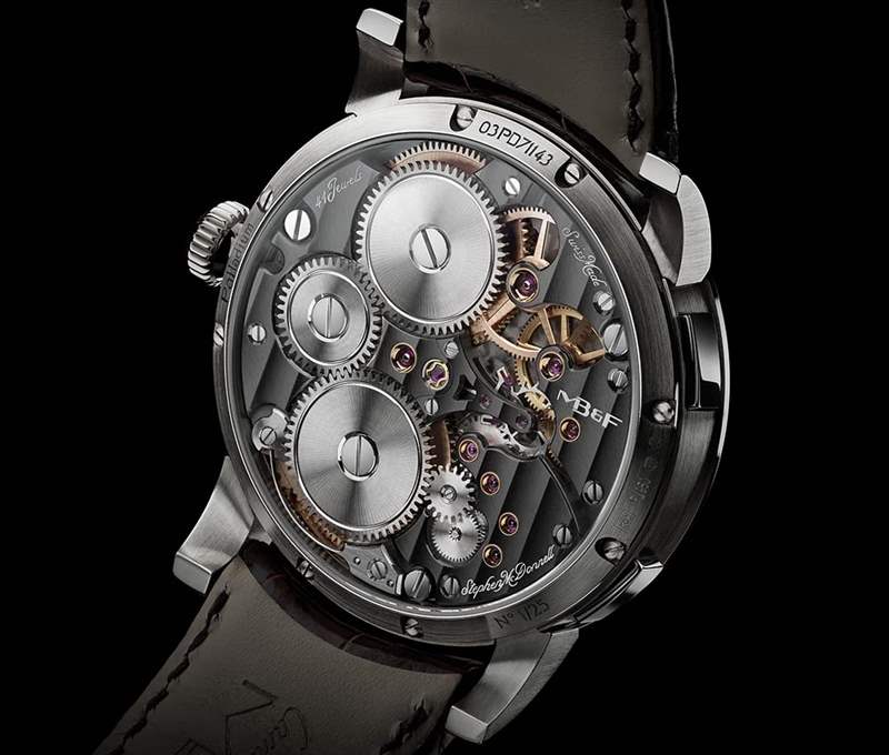 MB&F 傳統機器永久鈀金，當藝術被高舉-復刻表