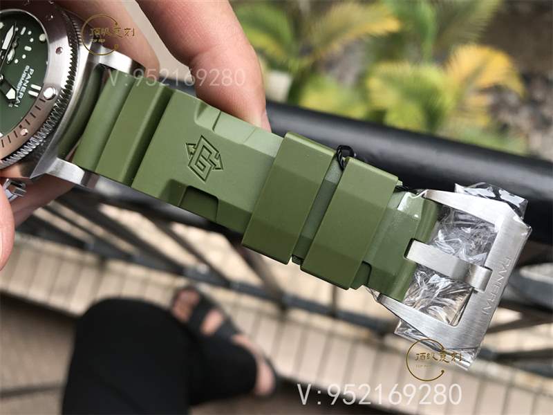 VS廠沛納海pam1055綠海魂復(fù)刻做工怎么樣,別具一格的軍綠色-復(fù)刻表
