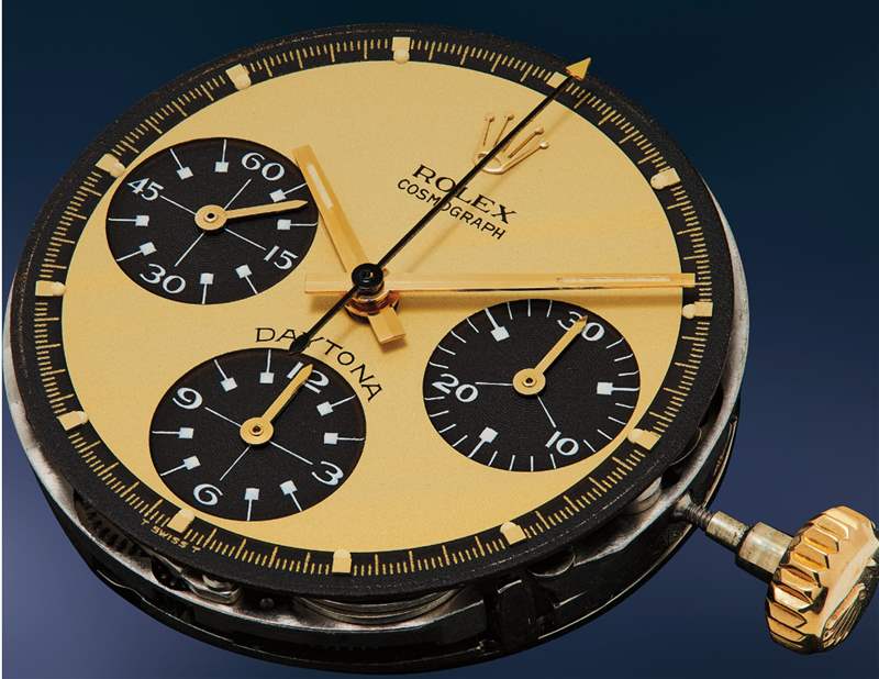 Rolex Paul Newman Daytona 6264將拍賣激罕檸檬面手表估值千萬-復刻表