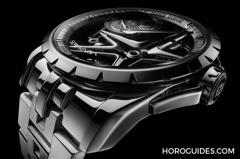這款自動盤轉起來很迷幻！Roger Dubuis攜手空山基推出Excalibur Sorayama Monobalancier腕表-復刻表