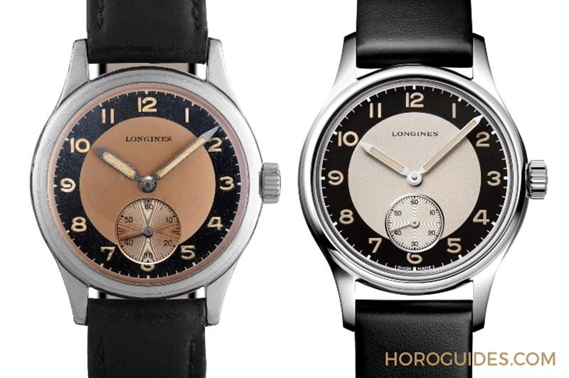 「沒有」日期窗的原版復刻:浪琴Heritage Classic Tuxedo復刻表-復刻表