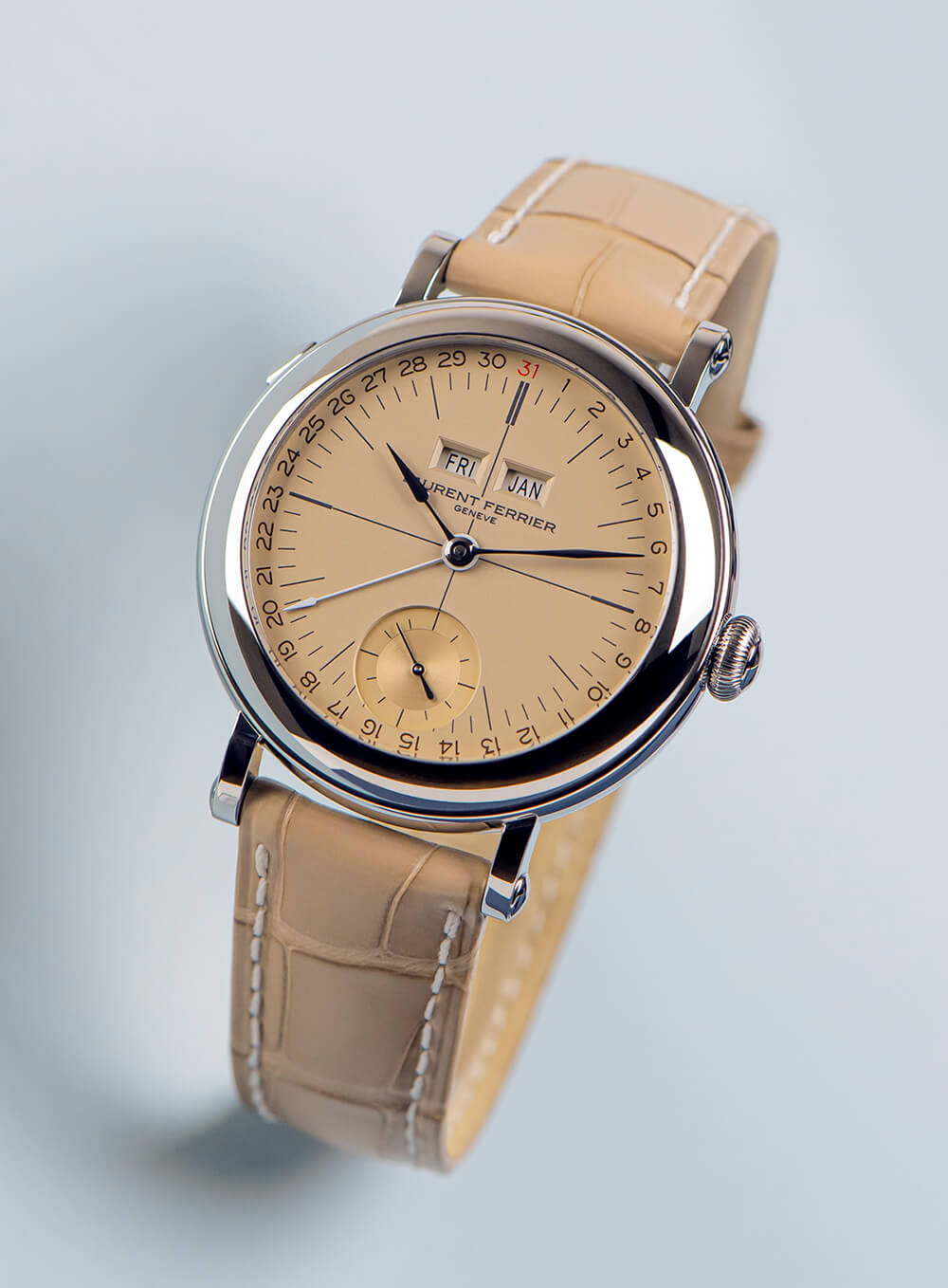 限量5枚！Laurent Ferrier Galet年歷校片復古手表-復刻表