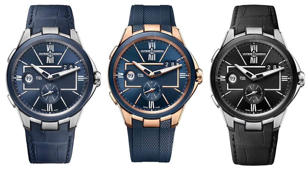 雅典娜丁雙時間 42 MM，來自Executive?系列的?Dual Time?腕表-復刻表