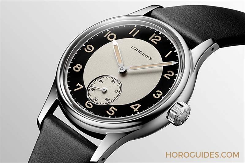 「沒有」日期窗的原版復刻:浪琴Heritage Classic Tuxedo復刻表-復刻表