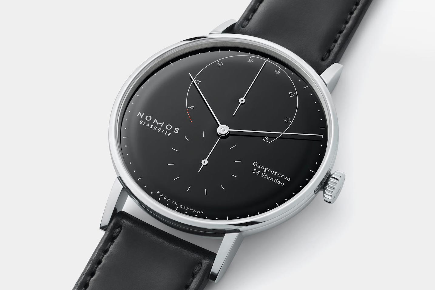 德國不銹鋼簡約設計Nomos Lambda手表960.S1-復刻表