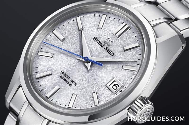 淡藍面盤呈現(xiàn)巖手山「融雪」美景，Grand Seiko 44GS首款白鋼材質(zhì)-復刻表
