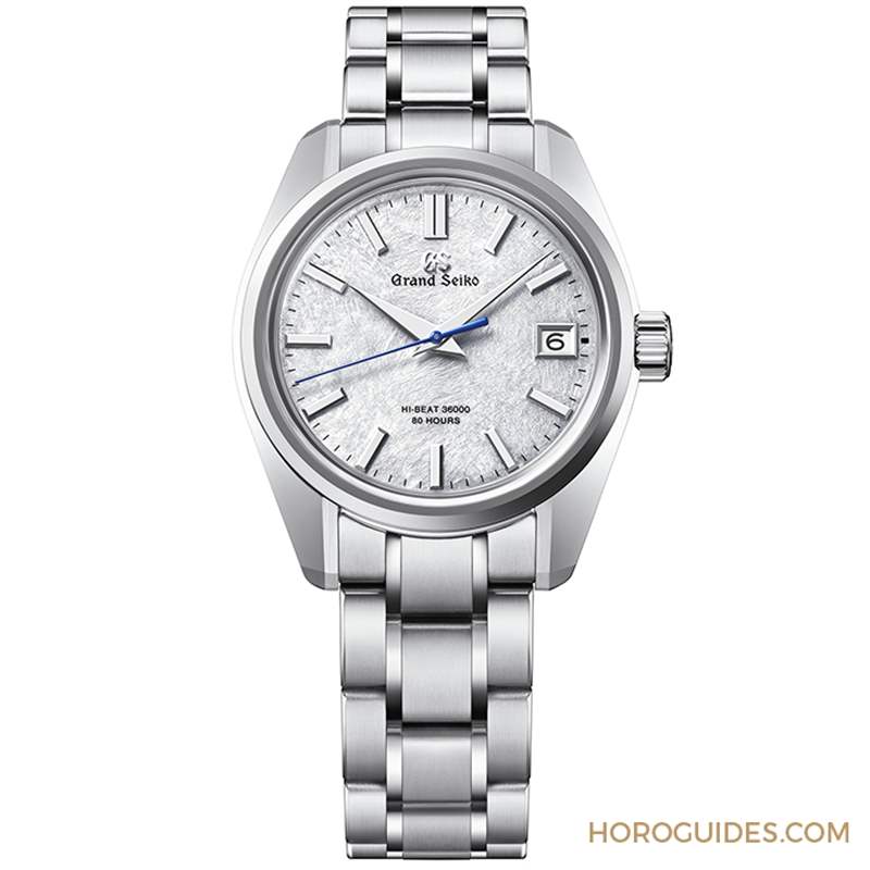 淡藍面盤呈現(xiàn)巖手山「融雪」美景，Grand Seiko 44GS首款白鋼材質(zhì)-復刻表