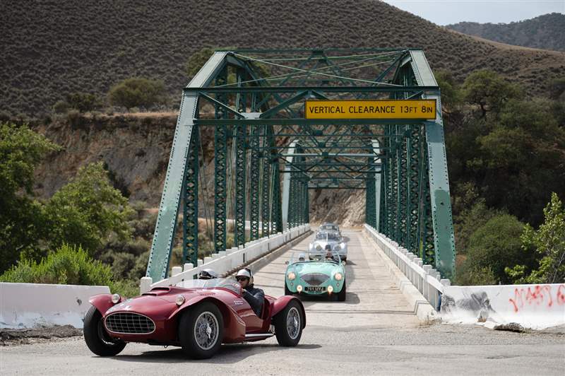 駕駛California Mille 復古跑車拉力賽的一天，佩戴蕭邦腕表-復刻表