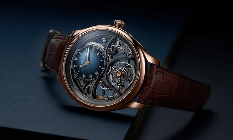 賀高登鐘表50周年！ H. Moser & Cie.勇創者圓柱陀飛輪鏤空紀念腕表限量發行-復刻表