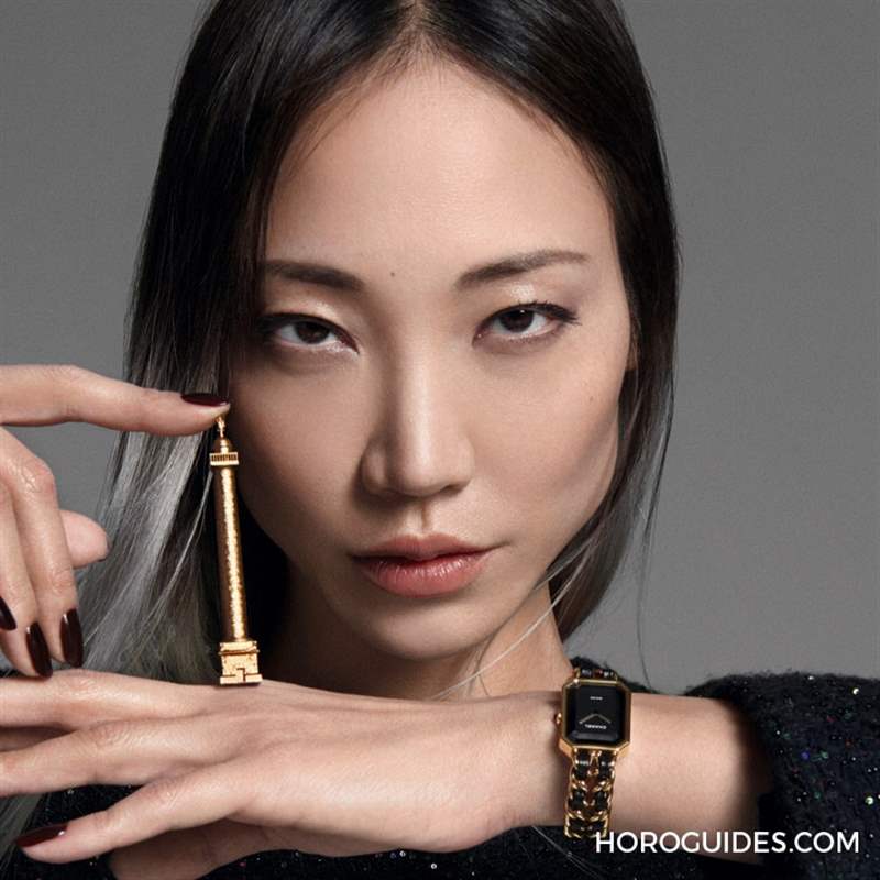 35年經(jīng)典CHANEL Première腕表升級(jí)再現(xiàn)，超模樸秀珠同框揭幕-復(fù)刻表