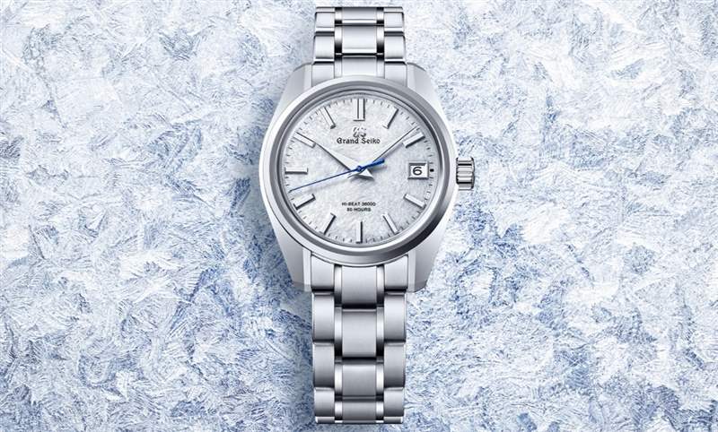 淡藍面盤呈現(xiàn)巖手山「融雪」美景，Grand Seiko 44GS首款白鋼材質(zhì)-復刻表