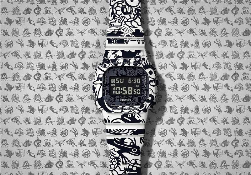 動手操作：卡西歐 DW5600-GU-7 'G-Shock Universe' 手表-復刻表