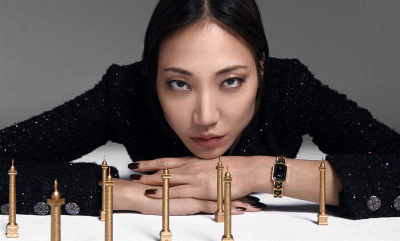 35年經(jīng)典CHANEL Première腕表升級(jí)再現(xiàn)，超模樸秀珠同框揭幕-復(fù)刻表