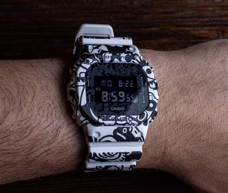 動手操作：卡西歐 DW5600-GU-7 'G-Shock Universe' 手表-復刻表