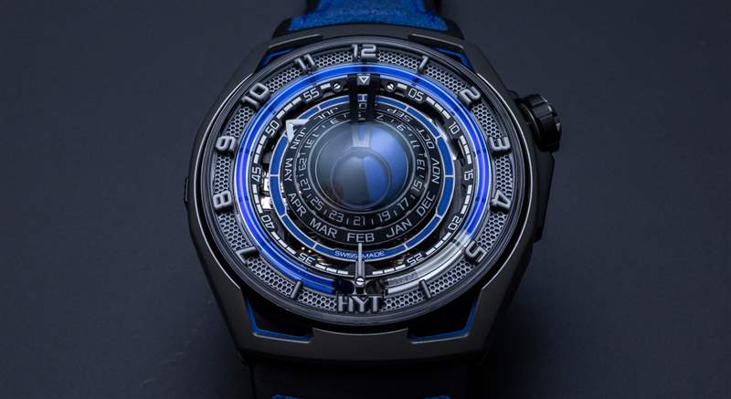 動手實踐：HYT Moonrunner Supernova 藍色手表-復刻表