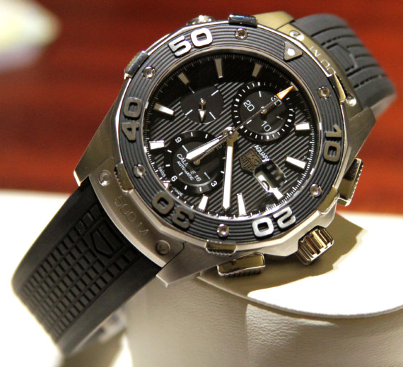 泰格豪雅Aquaracer 500M自動計時腕表-復刻表