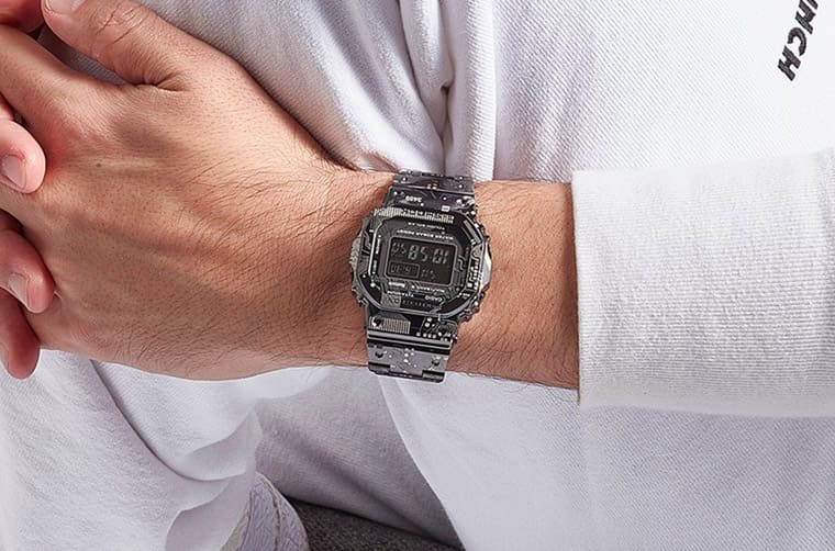 G-SHOCK全金屬GMW-B5000新增以機芯電路板為靈感的鈦合金旗艦款-復(fù)刻表