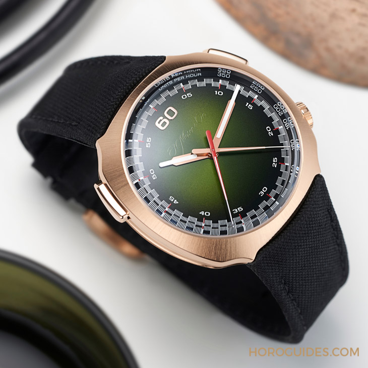 H. Moser & Cie. Streamliner亨利幕時極速者首見橡膠表帶款！-復刻表