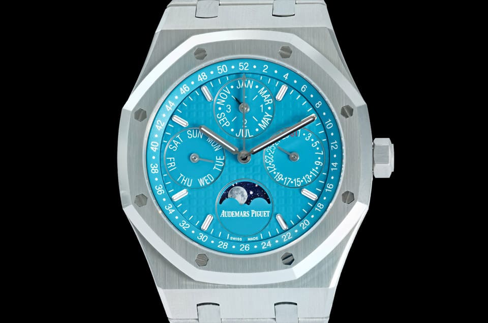 「錯過PP金鷹TIFFANY的人把握機(jī)會」稀有AP皇家橡樹萬年歷開價1500萬臺幣-復(fù)刻表