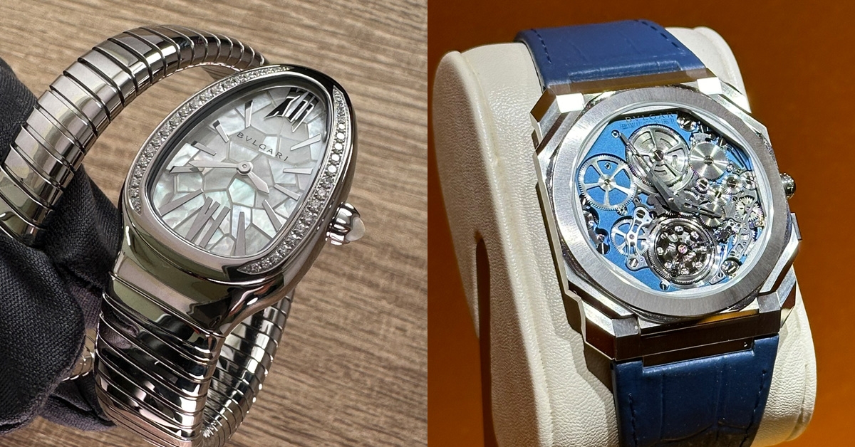 安藤忠雄為Serpenti出手了、全球最薄陀飛輪機(jī)芯黑化上陣|BVLGARI W&W 2024速覽-復(fù)刻表
