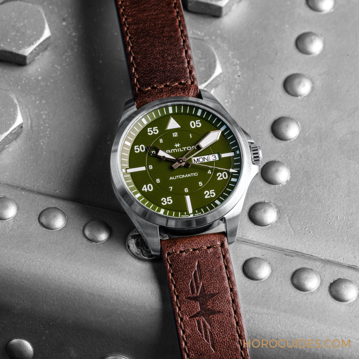 設計微調、新增尺寸，HAMILTON Khaki Aviation Pilot系列七款新作再現軍風-復刻表