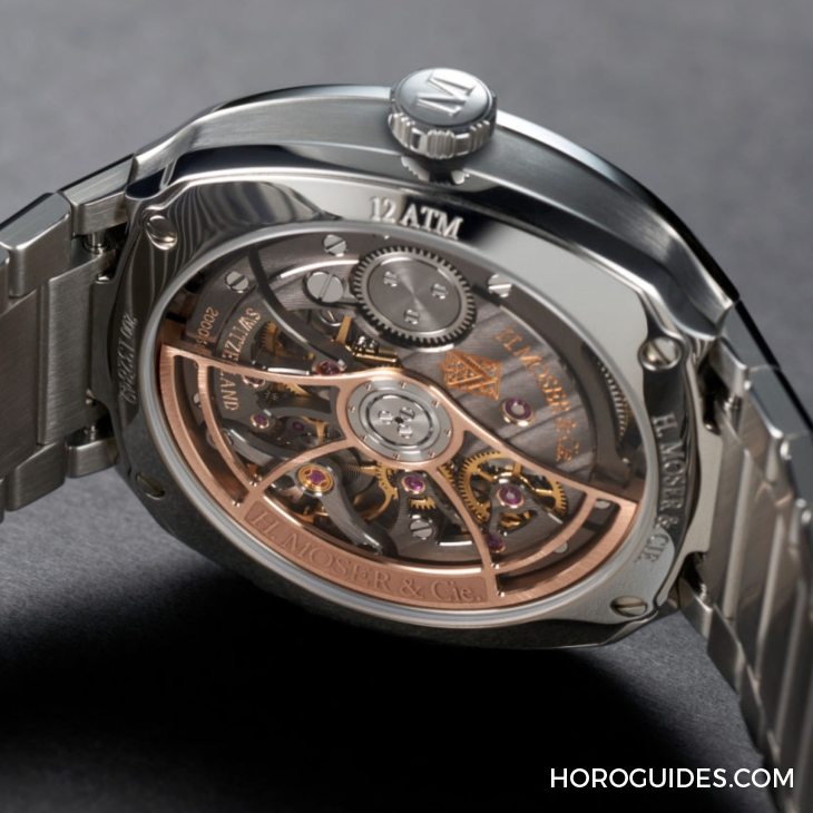 青龍升級回歸、夢幻紫色同步亮相|H. MOSER & CIE. Streamliner Centre Seconds Matrix Green-復刻表