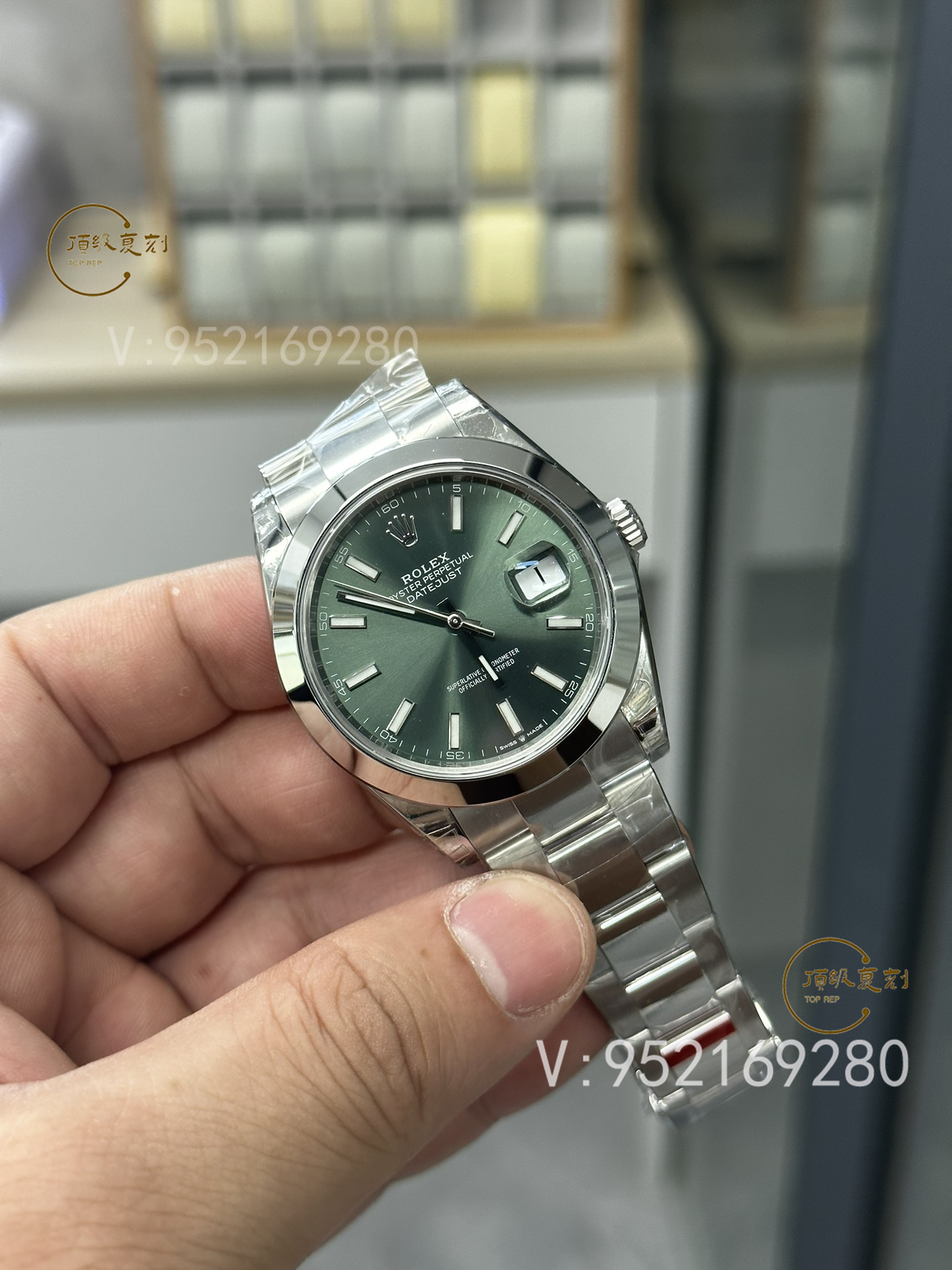 VS廠(chǎng)勞力士日志系列3235薄荷綠腕表：色彩與工藝的雙重革新-復(fù)刻表