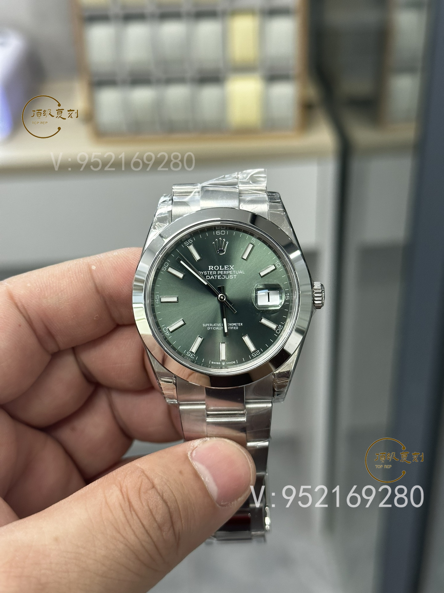 VS廠(chǎng)勞力士日志系列3235薄荷綠腕表：色彩與工藝的雙重革新-復(fù)刻表