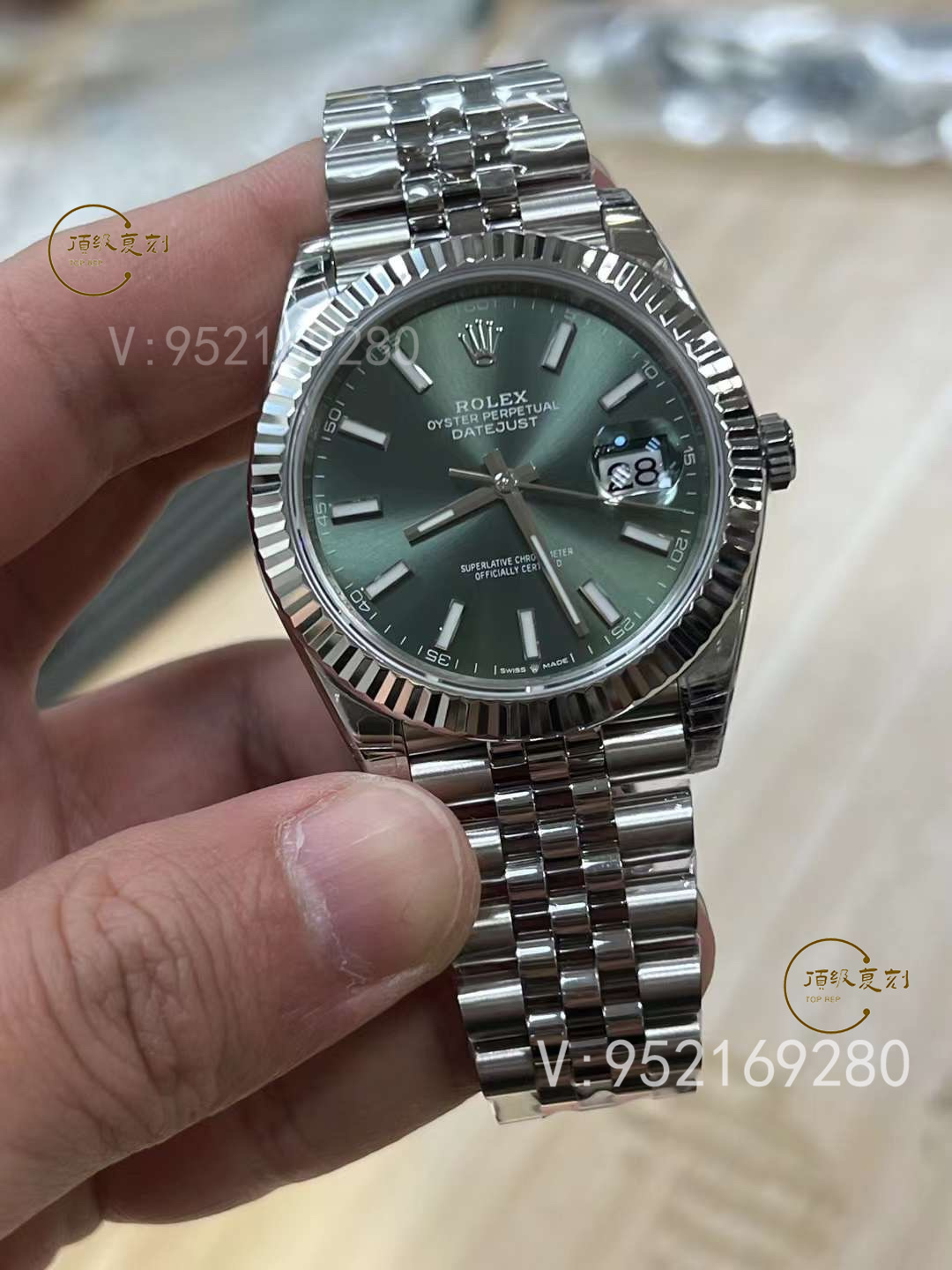 VS廠(chǎng)勞力士日志系列3235薄荷綠腕表：色彩與工藝的雙重革新-復(fù)刻表