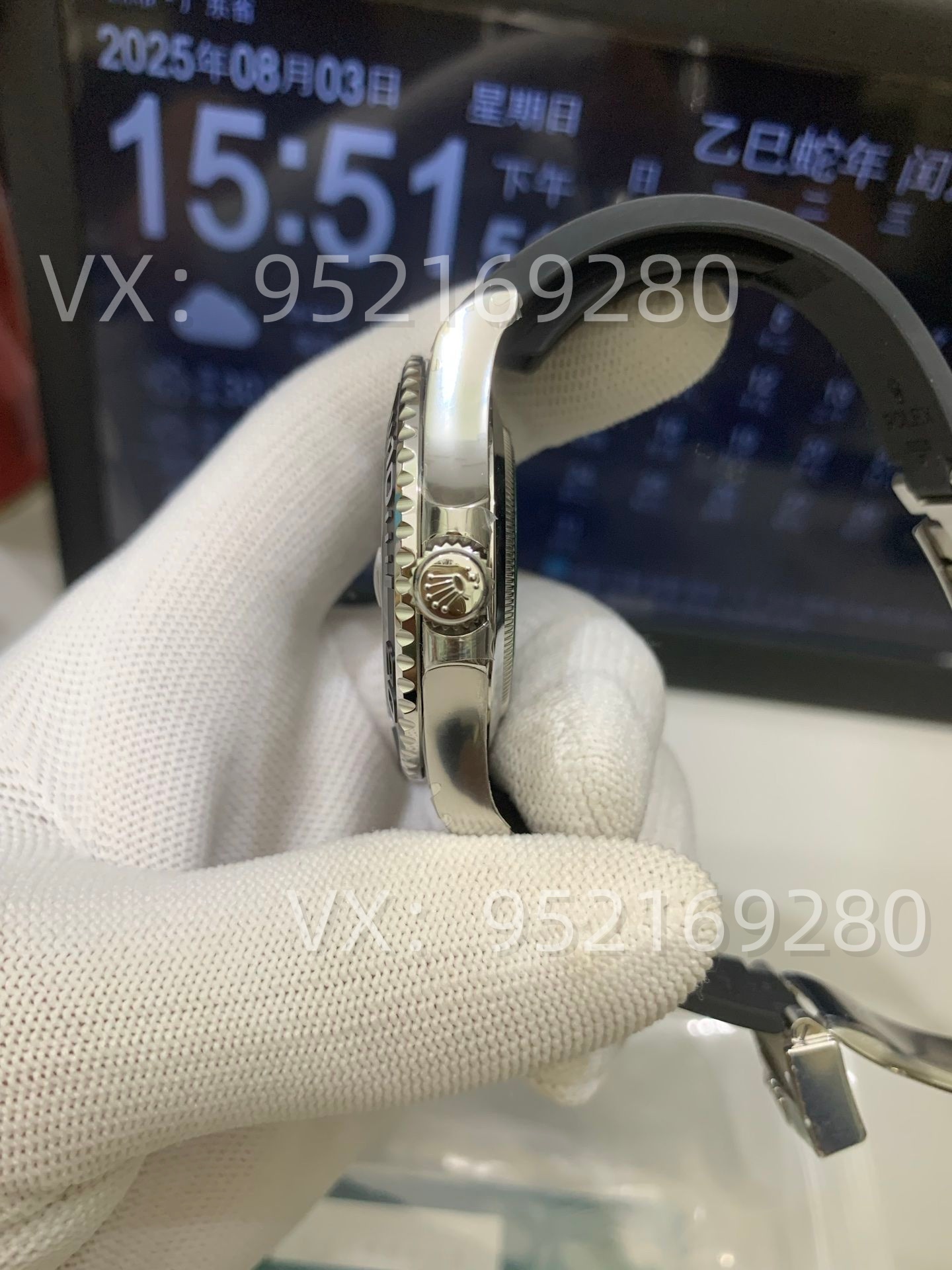 VS廠勞力士白金游艇做工怎么樣,升級(jí)V3版丹東3235機(jī)芯重量149G-復(fù)刻表